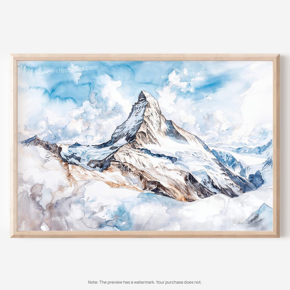 01 - 01 - Matterhorn Watercolor - Horizontal Art - Digital Download - Main.jpg 01 - 01 - Matterhorn Watercolor - Horizontal Art - Digital Download - Main.jpg