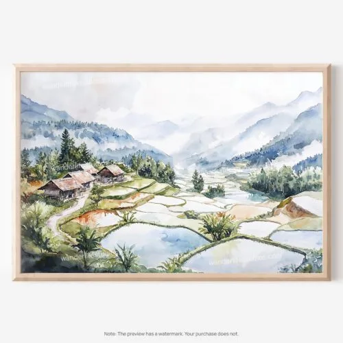 01 - 01 - Misty Sapa Watercolor - Horizontal Art - Digital Download - Main.jpg