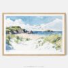 01 - Framed Inishowen Ireland Watercolor - Horizontal Art Print - Main.jpg