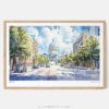 01 - Framed Madison Watercolor - Horizontal Art Print - Main.jpg