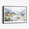 01 - Framed Misty Sapa Watercolor - Horizontal Canvas Print - Main.jpg