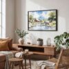 02 - 02 - Chiang Mai Thailand Watercolor - Horizontal Art - Digital Download - Boho Living Room.jpg