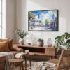 02 - 02 - Key West Florida Duval Street Watercolor - Horizontal Art - Digital Download - Boho Living Room.jpg