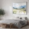 02 - 04 - Sapa Valley Vietam Watercolor - Horizontal Art - Digital Download - Bedroom.jpg