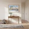 02 - A Framed Palm Springs Watercolor - Horizontal Art Print hanging in Hallway.jpg