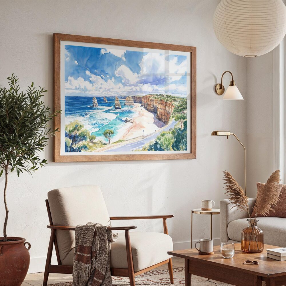 03 - 03 - Great Ocean Road Australia Watercolor - Horizontal Art - Digital Download - Boho Living Room 2.jpg 03 - 03 - Great Ocean Road Australia Watercolor - Horizontal Art - Digital Download - Boho Living Room 2.jpg