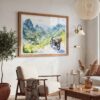 03 - 03 - Ha Giang Loop Watercolor - Horizontal Art - Digital Download - Boho Living Room 2.jpg