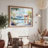 03 - 03 - Hakone Japan Watercolor - Horizontal Art - Digital Download - Boho Living Room 2.jpg
