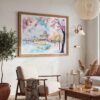 03 - 03 - Hiroshima Japan Watercolor - Horizontal Art - Digital Download - Boho Living Room 2.jpg