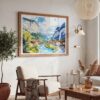03 - 03 - Lauterbrunnen Watercolor - Horizontal Art - Digital Download - Boho Living Room 2.jpg