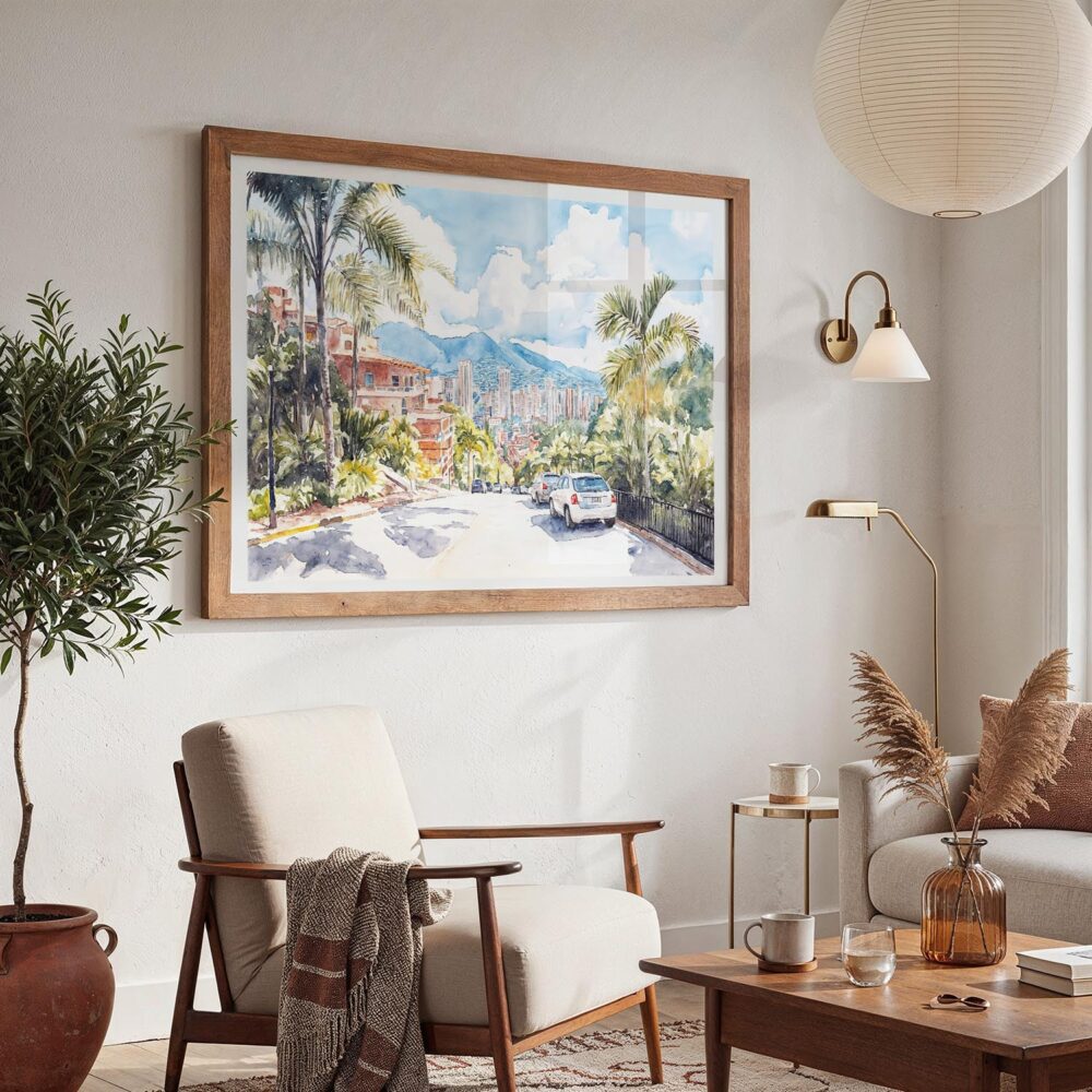 03 - 03 - Medellin Watercolor - Horizontal Art - Digital Download - Boho Living Room 2.jpg 03 - 03 - Medellin Watercolor - Horizontal Art - Digital Download - Boho Living Room 2.jpg