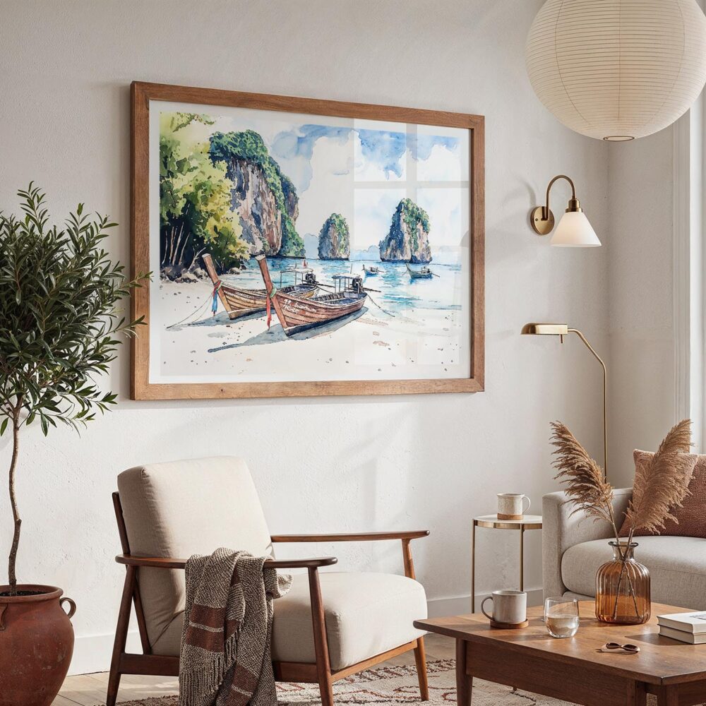 03 - 03 - Phuket Thailand Watercolor - Horizontal Art - Digital Download - Boho Living Room 2.jpg 03 - 03 - Phuket Thailand Watercolor - Horizontal Art - Digital Download - Boho Living Room 2.jpg