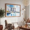 03 - 03 - Singapore Marina Bays Sands Watercolor - Horizontal Art - Digital Download - Boho Living Room 2.jpg