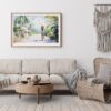 03 - Framed Jamaica Watercolor - Horizontal Art Print - Boho Living Room.jpg