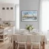 03 - Framed Palm Springs Watercolor - Horizontal Canvas Print - Coastal Kitchen.jpg