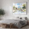 04 - 04 - Chiang Mai Thailand Watercolor - Horizontal Art - Digital Download - Bedroom.jpg