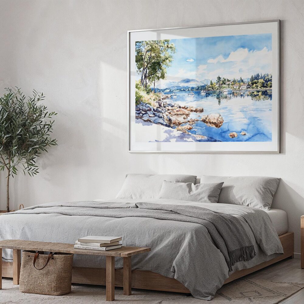 04 - 04 - Lake Windermere Watercolor - Horizontal Art - Digital Download - Bedroom.jpg 04 - 04 - Lake Windermere Watercolor - Horizontal Art - Digital Download - Bedroom.jpg