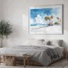 04 - 04 - Los Angeles Beach Watercolor - Horizontal Art - Digital Download - Bedroom.jpg