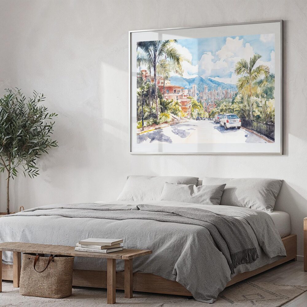 04 - 04 - Medellin Watercolor - Horizontal Art - Digital Download - Bedroom.jpg 04 - 04 - Medellin Watercolor - Horizontal Art - Digital Download - Bedroom.jpg