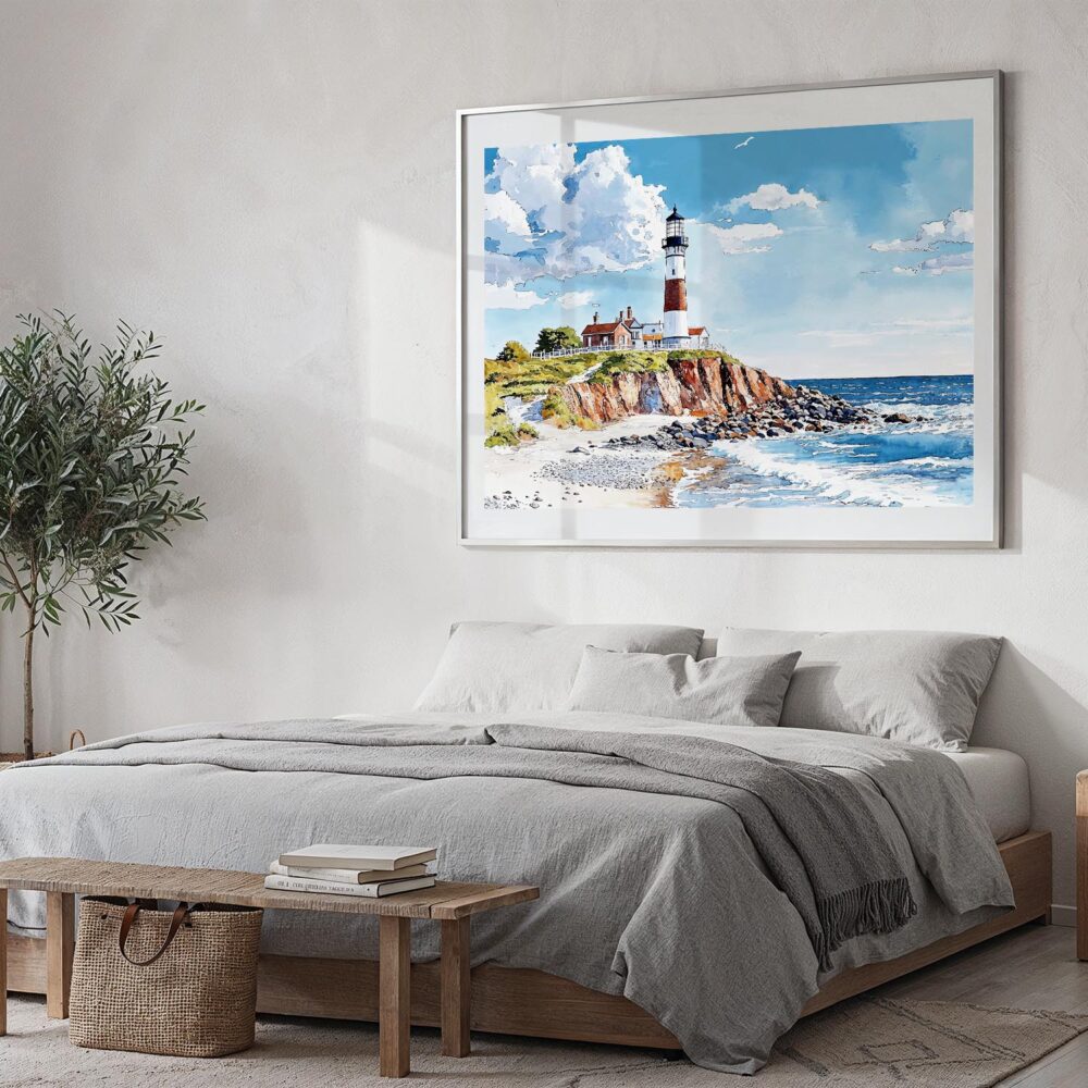 04 - 04 - Montauk point lighthouse Watercolor - Horizontal Art - Digital Download - Bedroom.jpg 04 - 04 - Montauk point lighthouse Watercolor - Horizontal Art - Digital Download - Bedroom.jpg
