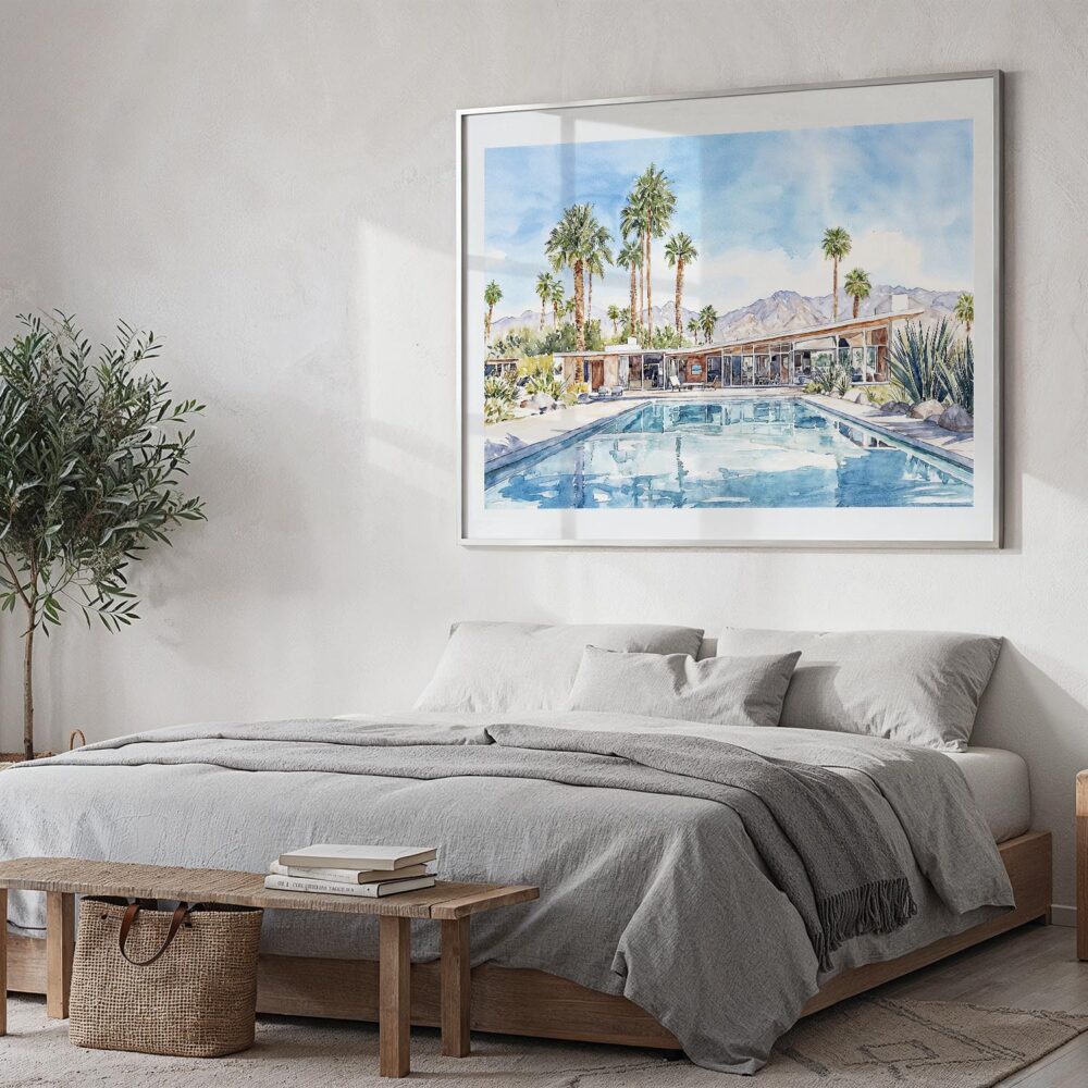 04 - 04 - Palm Springs Watercolor - Horizontal Art - Digital Download - Bedroom.jpg 04 - 04 - Palm Springs Watercolor - Horizontal Art - Digital Download - Bedroom.jpg