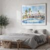 04 - 04 - Palm Springs Watercolor - Horizontal Art - Digital Download - Bedroom.jpg