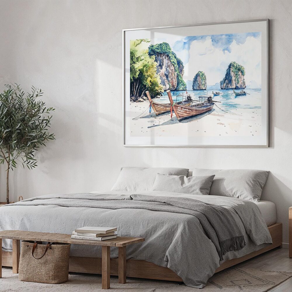 04 - 04 - Phuket Thailand Watercolor - Horizontal Art - Digital Download - Bedroom.jpg 04 - 04 - Phuket Thailand Watercolor - Horizontal Art - Digital Download - Bedroom.jpg
