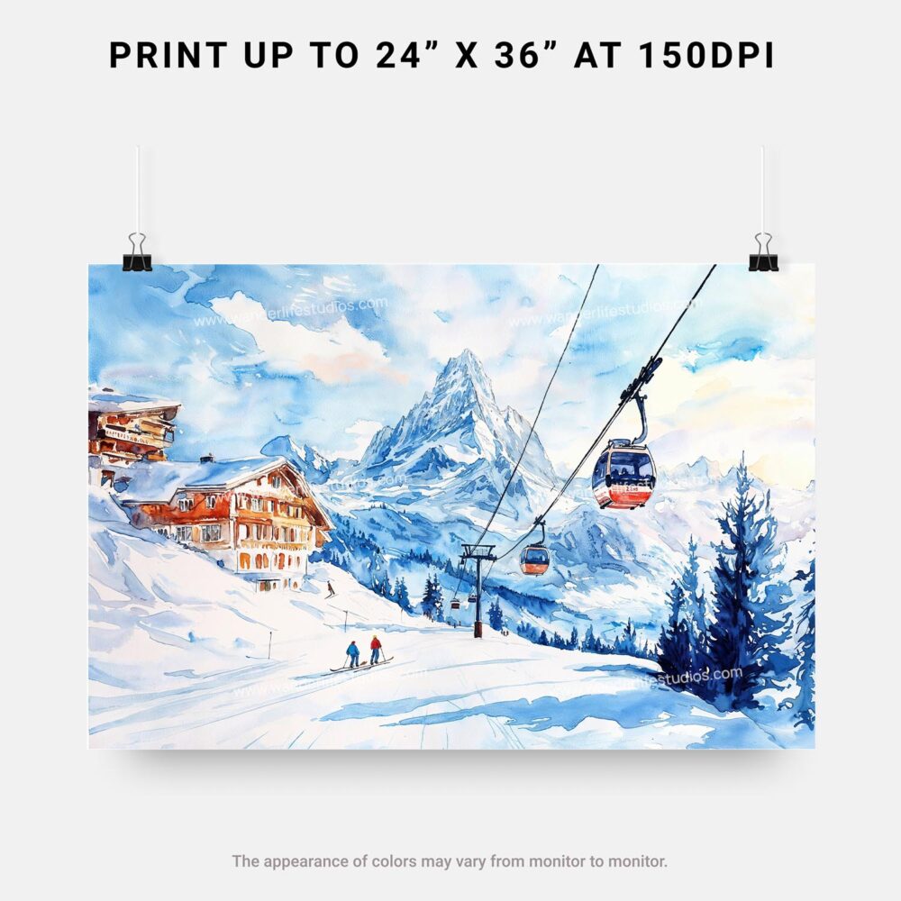 04 - 07 - Skiing in Swiss Alps Watercolor - Horizontal Art - Digital Download - Print Size.jpg 04 - 07 - Skiing in Swiss Alps Watercolor - Horizontal Art - Digital Download - Print Size.jpg