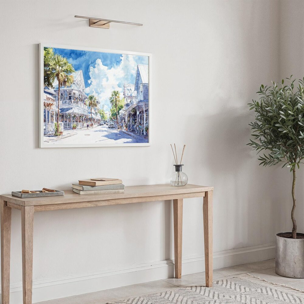 05 - 05 - Key West Florida Duval Street Watercolor - Horizontal Art - Digital Download - Hallway.jpg 05 - 05 - Key West Florida Duval Street Watercolor - Horizontal Art - Digital Download - Hallway.jpg