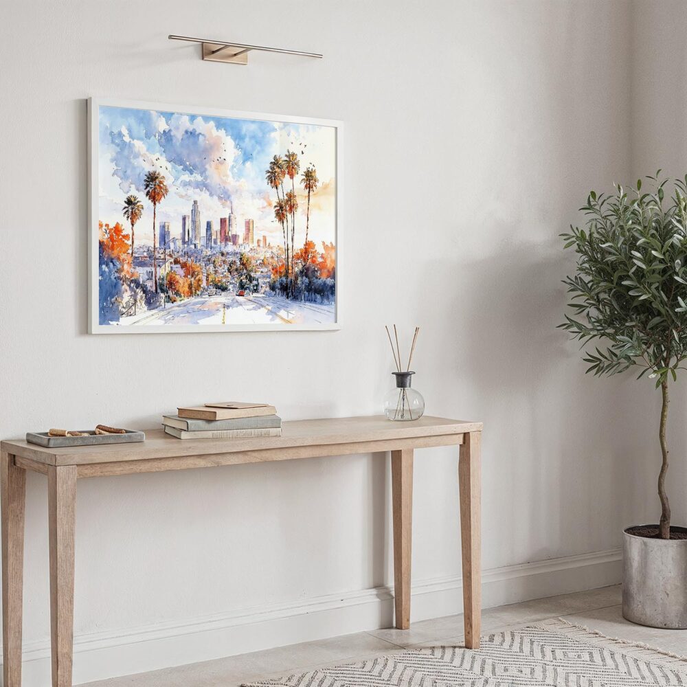 05 - 05 - Los Angeles Skyline Watercolor - Horizontal Art - Digital Download - Hallway.jpg 05 - 05 - Los Angeles Skyline Watercolor - Horizontal Art - Digital Download - Hallway.jpg