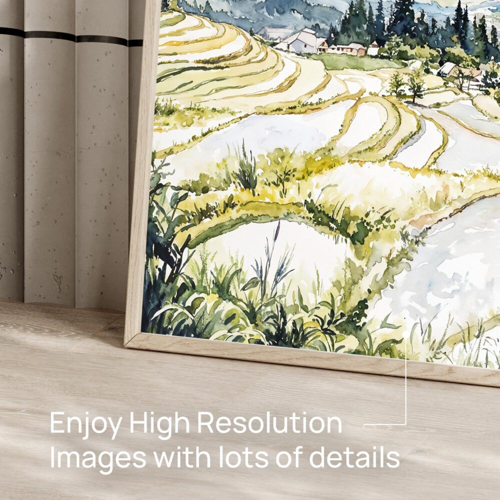 05 - 06 - Sapa Valley Vietam Watercolor - Horizontal Art - Digital Download - Detail Zoom.jpg 05 - 06 - Sapa Valley Vietam Watercolor - Horizontal Art - Digital Download - Detail Zoom.jpg