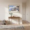 05 - A Framed Madeira Portugal Watercolor - Horizontal Art Print hanging in Hallway.jpg
