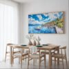 05 - Framed Lake Como Italy Watercolor - Panorama Canvas Print - Dining Table.jpg