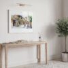 05 - Hoi An Vietnam Watercolor - Horizontal Art Print in Hallway with White Frame.jpg