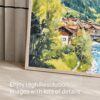 06 - 06 - Lauterbrunnen Watercolor - Horizontal Art - Digital Download - Detail Zoom.jpg