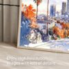 06 - 06 - Los Angeles Skyline Watercolor - Horizontal Art - Digital Download - Detail Zoom.jpg