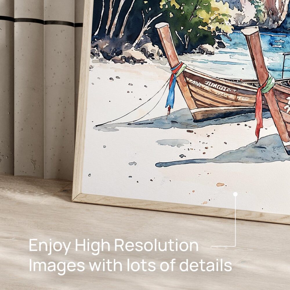 06 - 06 - Phuket Thailand Watercolor - Horizontal Art - Digital Download - Detail Zoom.jpg 06 - 06 - Phuket Thailand Watercolor - Horizontal Art - Digital Download - Detail Zoom.jpg