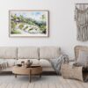 06 - Framed Ubud Bali Watercolor - Horizontal Art Print - Boho Living Room.jpg