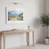 06 - Grindelwald Watercolor - Horizontal Art Print in Hallway with White Frame.jpg