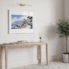 06 - Madeira Portugal Watercolor - Horizontal Art Print in Hallway with White Frame.jpg