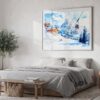 07 - 04 - Skiing in Swiss Alps Watercolor - Horizontal Art - Digital Download - Bedroom.jpg