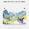 07 - 07 - Ha Giang Loop Watercolor - Horizontal Art - Digital Download - Print Size.jpg
