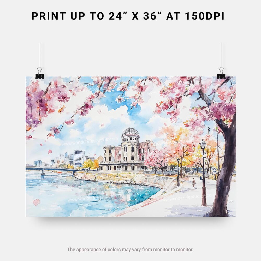 07 - 07 - Hiroshima Japan Watercolor - Horizontal Art - Digital Download - Print Size.jpg 07 - 07 - Hiroshima Japan Watercolor - Horizontal Art - Digital Download - Print Size.jpg