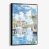 01 - Framed Florida Watercolor Canvas Print - Vertical - Main.jpg