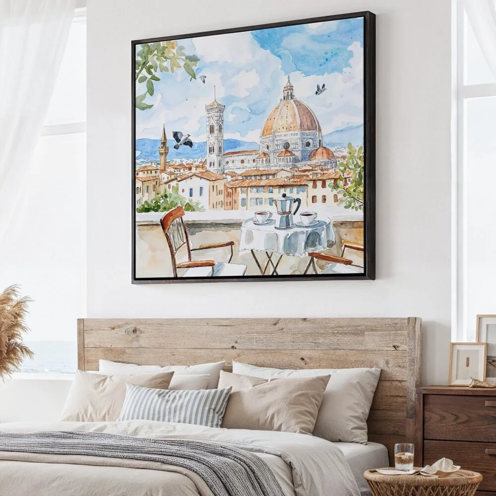 01 - Large Florence Cathedral Watercolor - Square Canvas Print - Main.jpg 01 - Large Florence Cathedral Watercolor - Square Canvas Print - Main.jpg