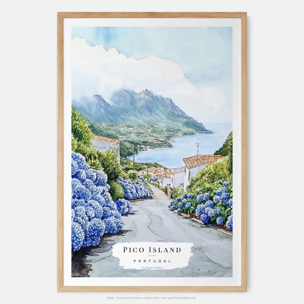 01 - Pico Island Portugal Watercolor Art Print - Main - Vertical.jpg 01 - Pico Island Portugal Watercolor Art Print - Main - Vertical.jpg