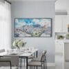 02 - Framed Cape Town Watercolor - Panorama Canvas Print - Coastal Kitchen.jpg