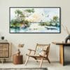 02 - Framed Everglades national park panorama watercolor Canvas Print - Boho Chair.jpg