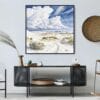 02 - Large White Sands National Park Watercolor Style - Square Canvas Print in Midcentury Corner.jpg