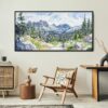 04 - Framed Colorado Rocky Mountains National Park Watercolor - Panorama Canvas Print - Boho Chair.jpg